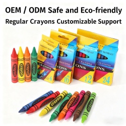 6-color, 12-color, 24-color crayons